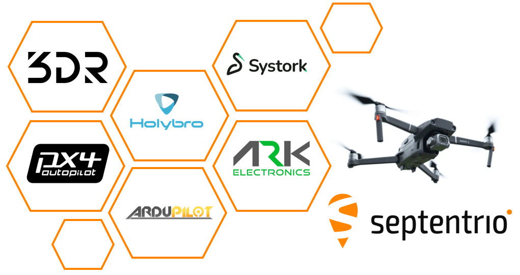 Septentrio UAV ecosystem partners