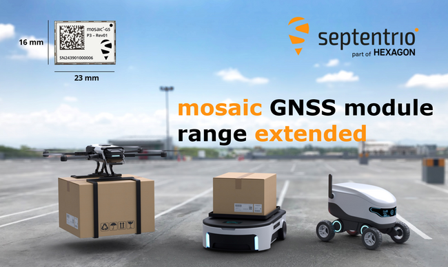 mosaic GNSS module range extended