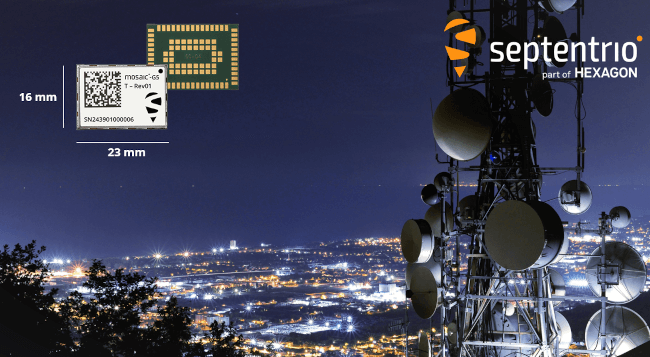 Septentrio adds dedicated timing gps and gnss module for telecom and distributed timing to its mosaic-G5 range of ultra compact gnss and gps module receivers