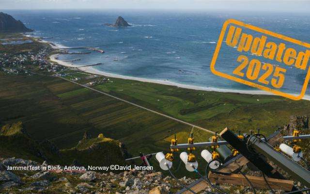 GPS-spoofing-JammerTest Andoya Norway 2024 results - Photo by David Jensen