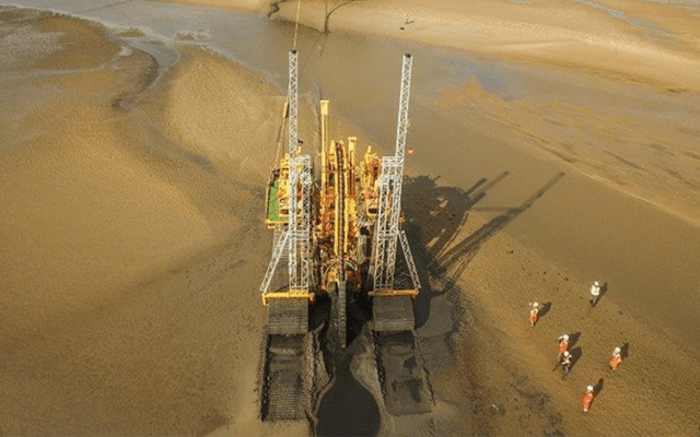 Jan De Nul’s Moonfish cable trencher on its maiden outing