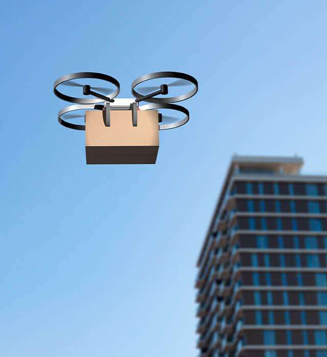 drone deliveries made possible by accurate and robust Septentrio GPS receivers