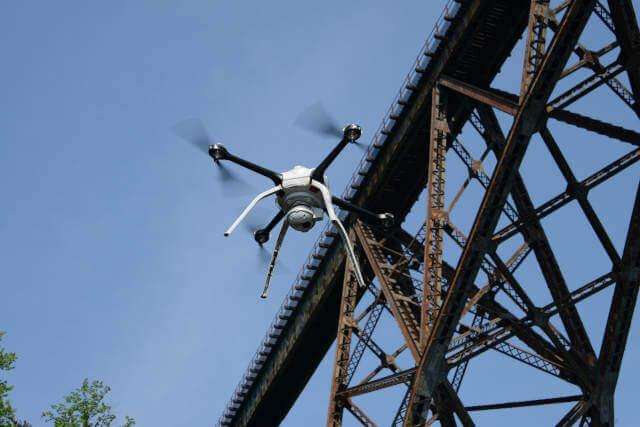 UAV - Flying drone - Inspection - GNSS and GPS Interference