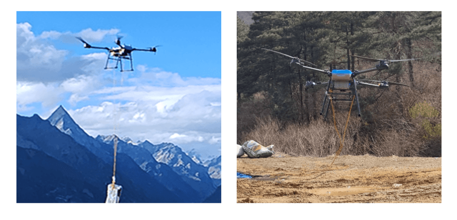safe and rescue (S&R) UAV drones from AGR for skyscrapers - powered by Septentrio mosaic-X5 GNSS module