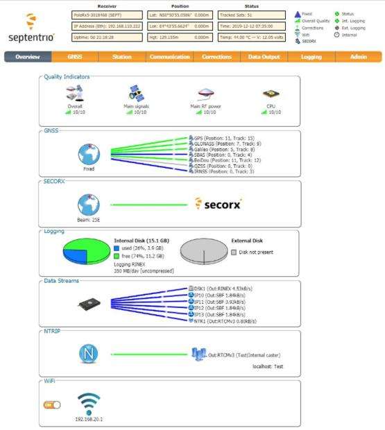 Septentrio-PolaRx5(e)-WebUI-screenshot