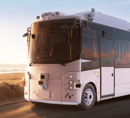 TIER IV autonomous Minibus with Septentrio GNSS