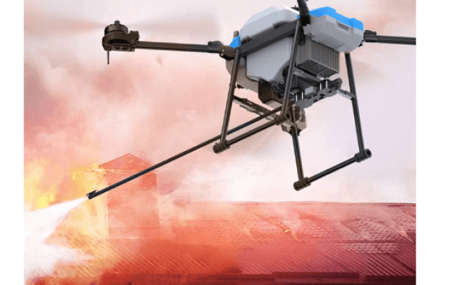 Hangzhou AGR intelligent technolocy co (AGR) drones used for firefighting powered by Septentrio GNSS technology msoaic-X5 module